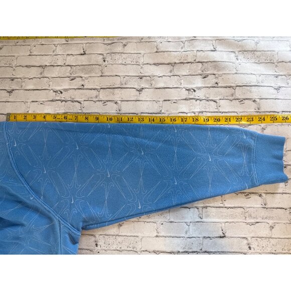 Nike Blue Graphic Hoodie XL 80% Cotton 20% Polyester With Kangaroo Pocket & Adju - Picture 11 of 11